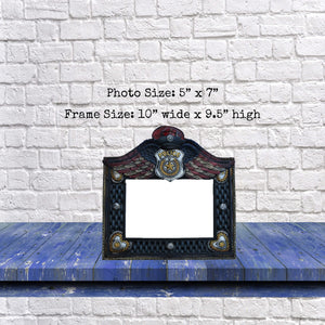Police Officer Frame with Personalized Print