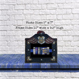 Police Officer Frame with Personalized Print