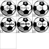 Soccer Christmas Ornament Canvas