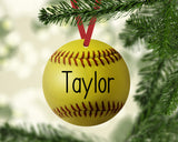 softball ornament