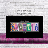 Sweet 16 Birthday Party Guestbooks