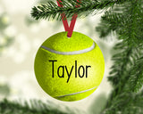 Tennis Christmas Ornament Canvas