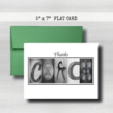 Weight Lifter- Coach Thank You Card~ Cards ~ Flat Cards