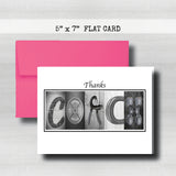 Weight Lifter- Coach Thank You Card~ Cards ~ Flat Cards