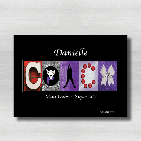 Competitive Coach Gift - Personalized Signed Coach Print | Custom Canvas Wrap