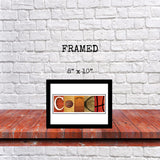 SAMPLES of Coach Framed Prints -DO NOT PURCHASE