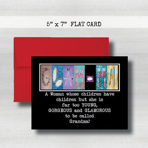 Glam-ma Cards -Happy Mother's Day Card~ Cards ~ Flat Cards