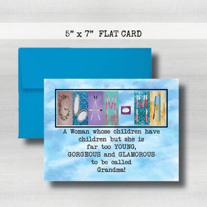 GLAMA Cards -Happy Mother's Day Card~ Cards ~ Flat Cards