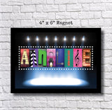 Magnet Theater Name Sign, Drama Club Gift, Stage Crew Gift,