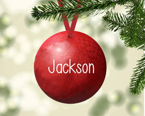 KickBall Christmas Ornament Canvas