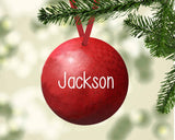 KickBall Christmas Ornament Canvas