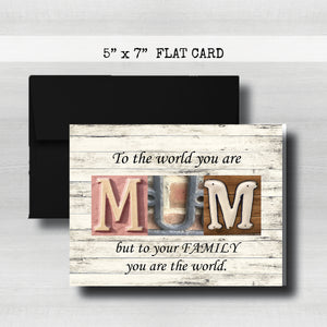 Happy MUM'S Day Card~ Cards ~ Flat Cards