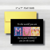 MUM'S Day Card~ Cards ~ Flat Cards