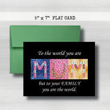 MUM'S Day Card~ Cards ~ Flat Cards