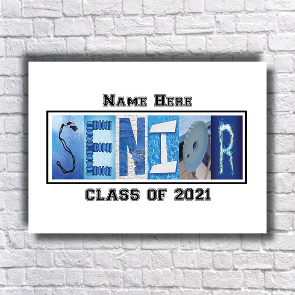 Senior Lettering Boy Senior Letter Art – Studio E Gifts