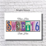 Sweet 16 Party Bright Colors